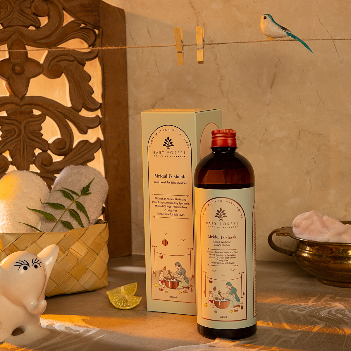 Mridul Poshaak Liquid Detergent for Baby's Clothes