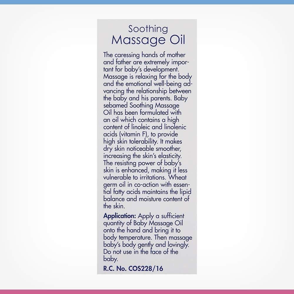 Sebamed Soothing Massage Oil 150ml