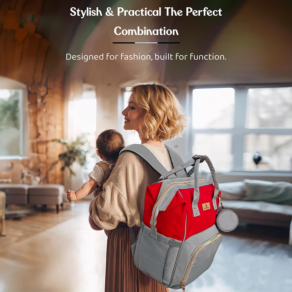 StarAndDaisy Baby Bag for Mothers Travel/Maternity Bag with 16 Multi-Purpose Pockets with Quick Access Diaper & Mobile Pocket/Diaper Bag for Baby