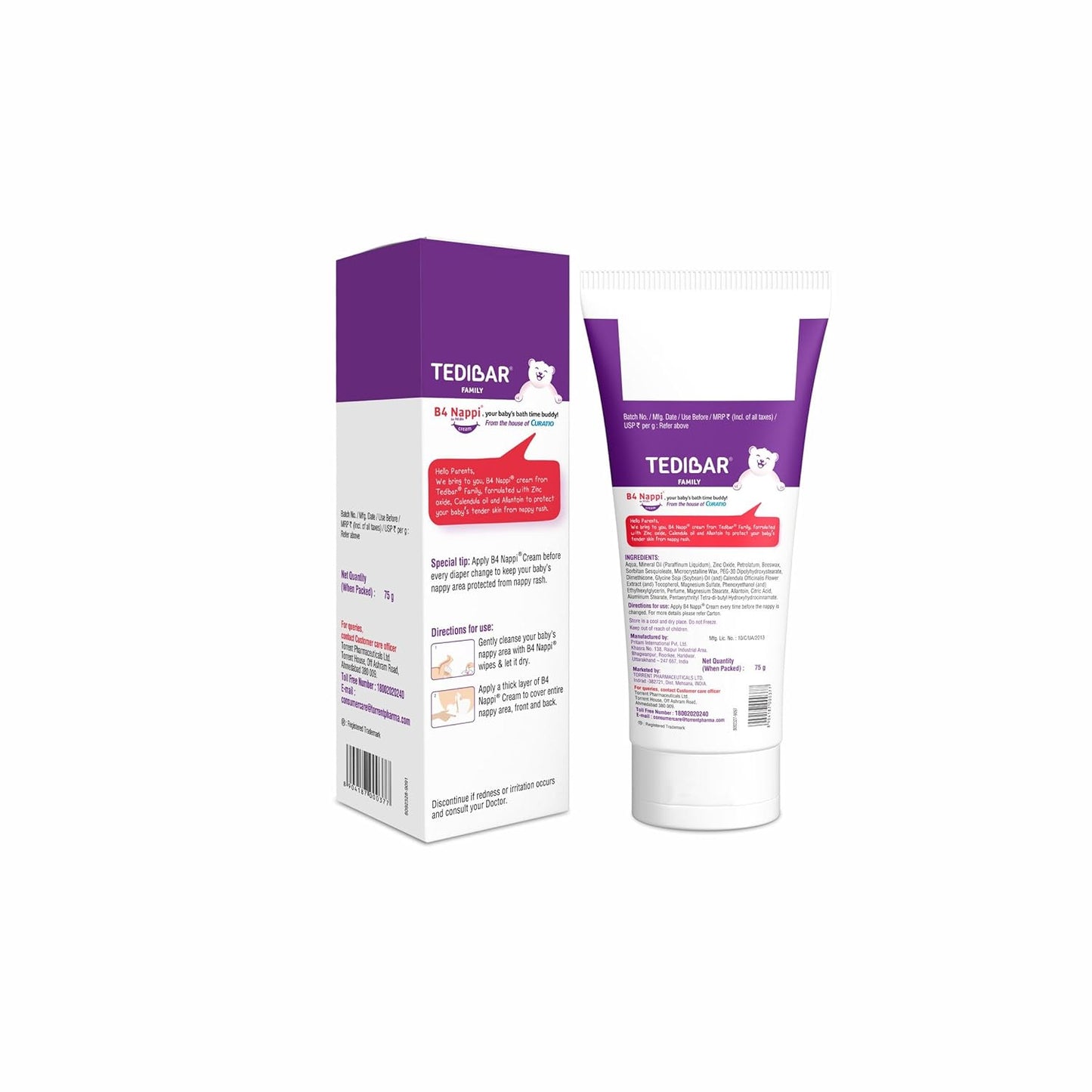 B4 Nappi 75g Cream