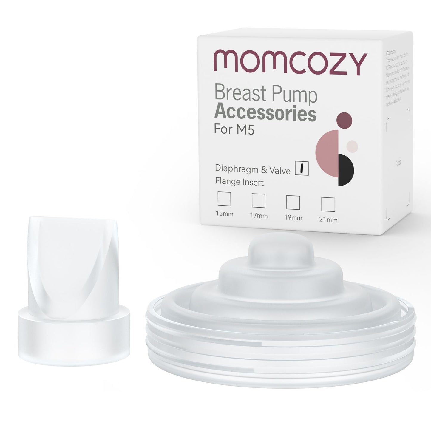 Momcozy Breastfeeding Access Duckbill Valve for M5*4 Transparent