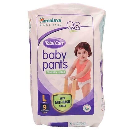 Himalaya TOTAL CARE BABY PANTS DIAPERS-L-9'S