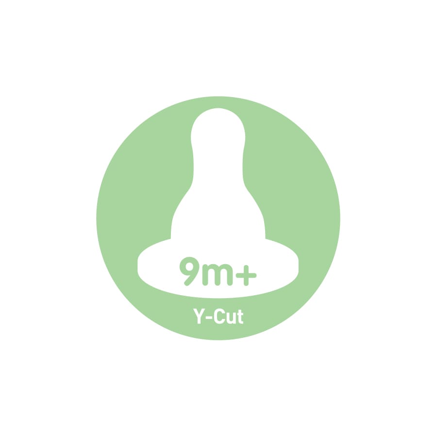 Dr. Brown's Natural Flow Y Cut Standard Nipple 2 Pcs (Pack of 2, White)