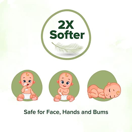 Allter 99% Water Baby Wipes, Pack of 1 (72 wipes)- Unscented, 2X Softer, Plant based
