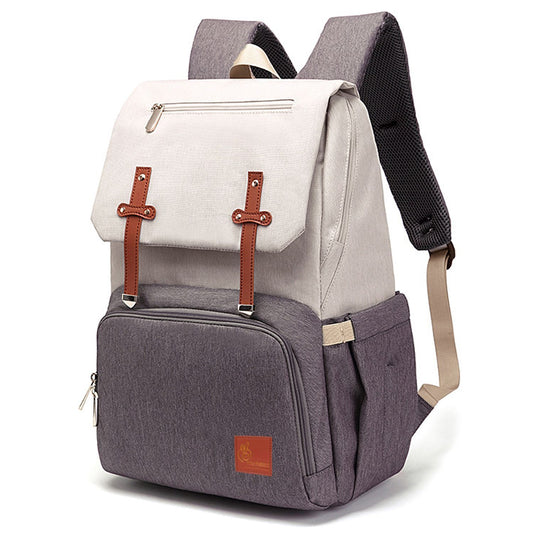 R for Rabbit Caramello Smart Diaper Bags For Mother With High-Quality Water-Resistant Material Beige Brown