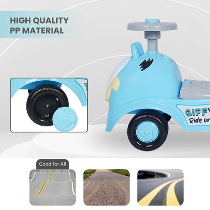 R for Rabbit Giffy Ride On Car For Kids Blue