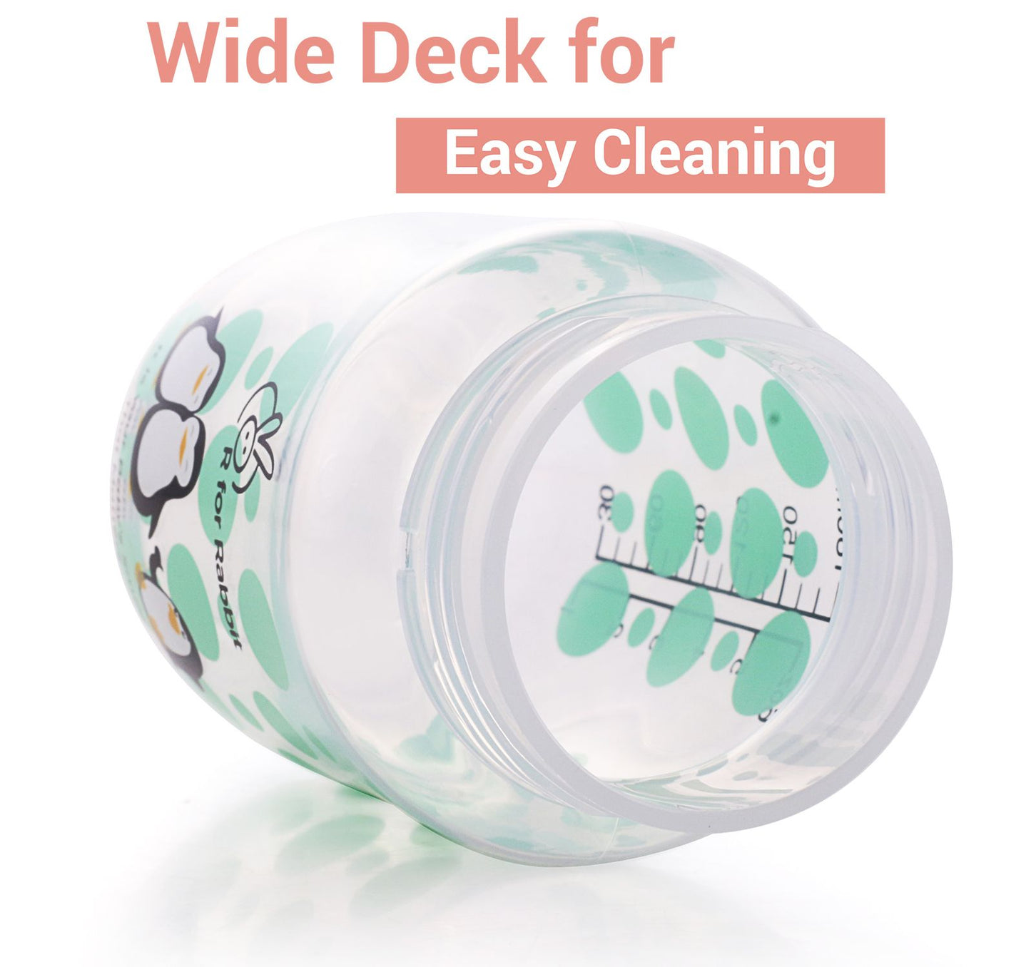 R for Rabbit Penguin Spout Cup Green