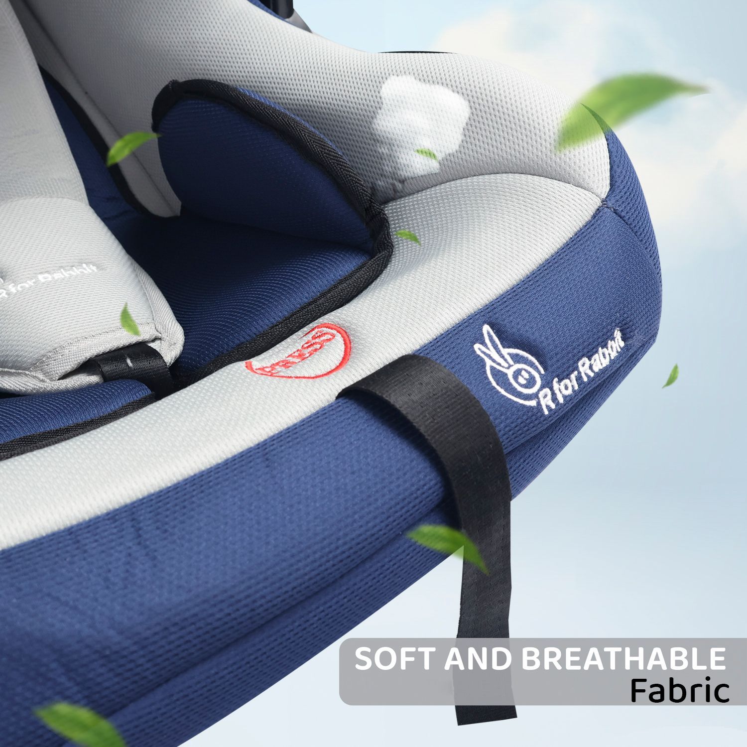 R for Rabbit Cozy 3 In 1 Multipurpose Baby Carry Cot Black Grey