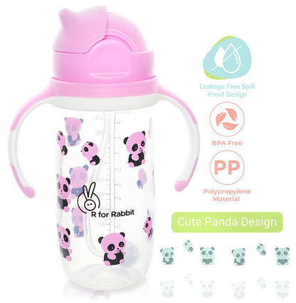 R for Rabbit Bubble Baby Sipper Bottle BPA Free Poly Propylene Material Purple