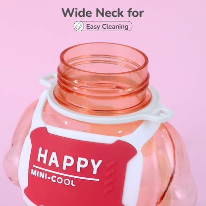 R for Rabbit Tritan Astro Baby Straw Sipper Bottle Pink