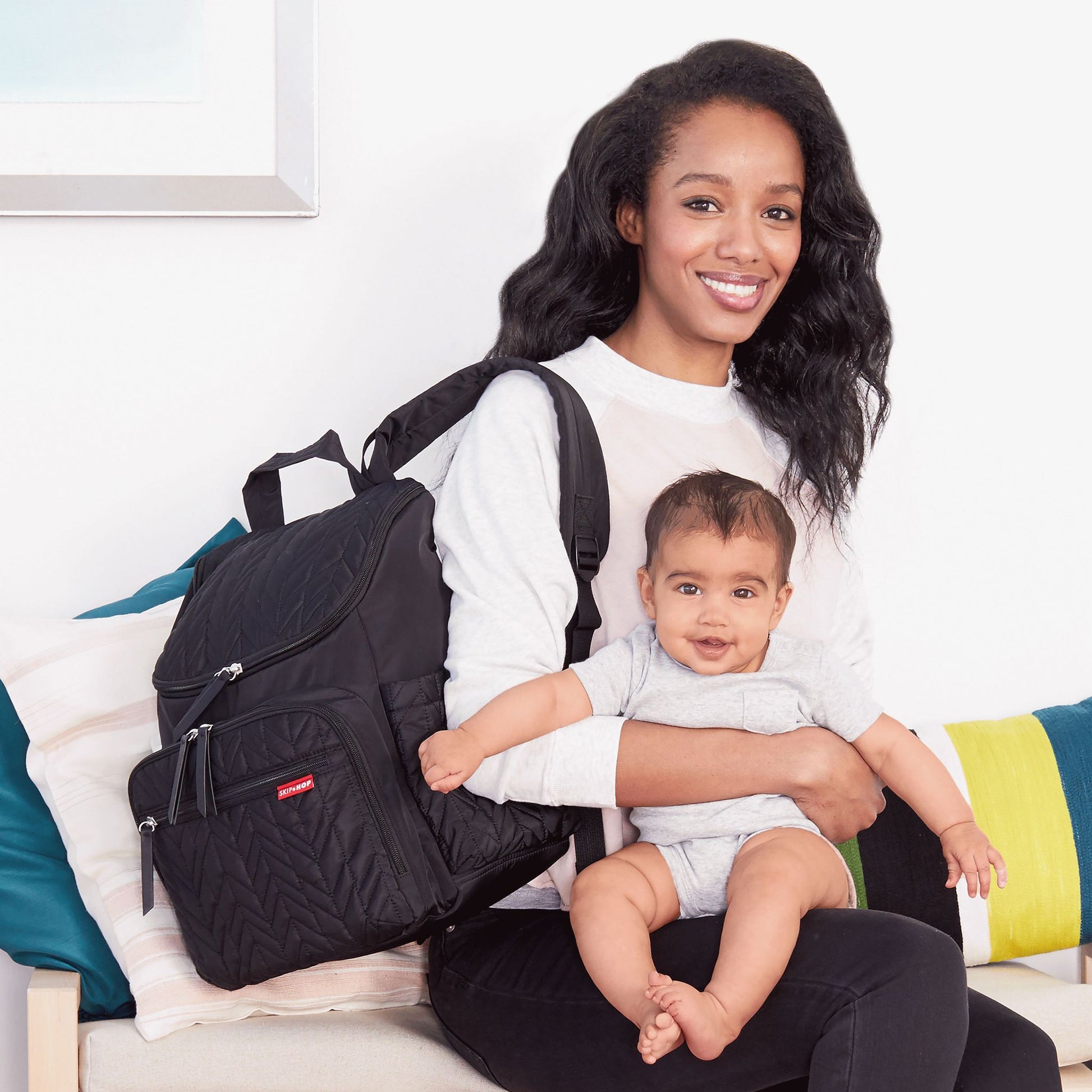Skip Hop 25 ltrs (16 Cms) Backpack(203100_Black)