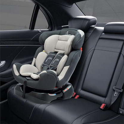R for Rabbit Jack N Jill Grand Baby Car Seat For 0 To 7 Years Grey