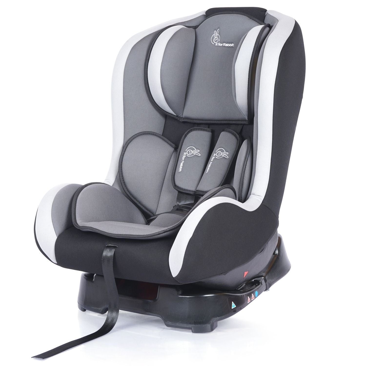 R for RABBIT Jack N Jill Baby Car Seat For 0 To 5 Years Black Grey