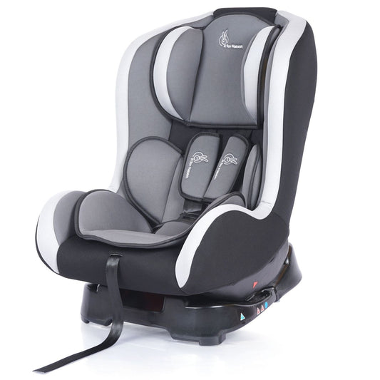 R for RABBIT Jack N Jill Baby Car Seat For 0 To 5 Years Black Grey