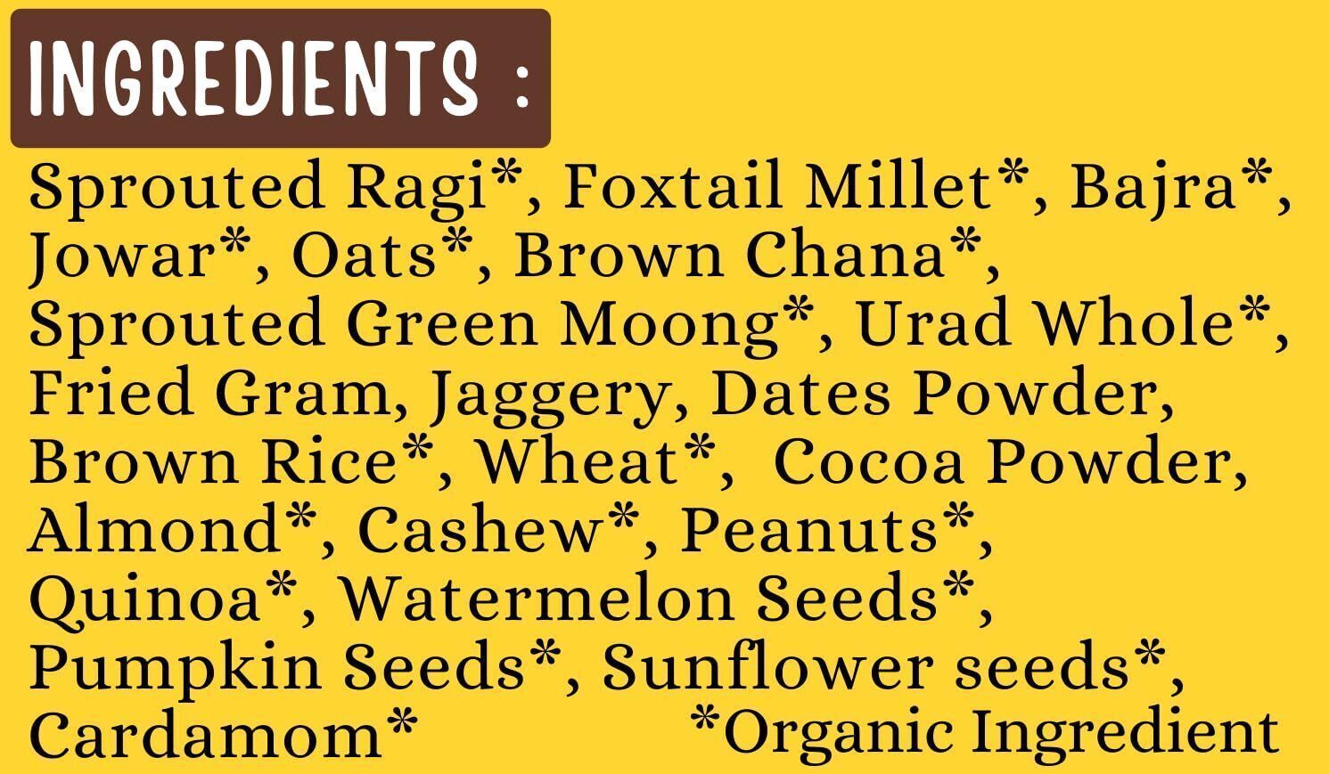 Tummy Friendly Foods Health Mix Chocolate Jaggery