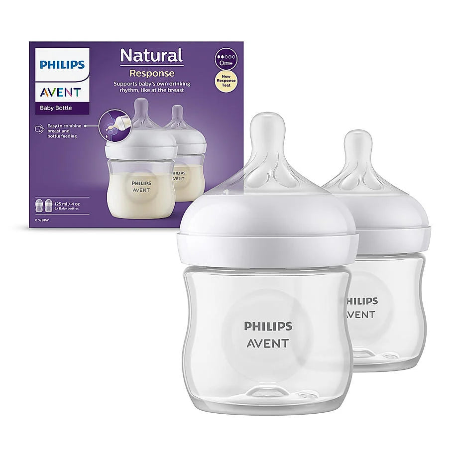 BOTTLE NATURAL 3.0 4OZ/125ml INDIA TWIN PACK [SCY900/02] [PHILIPS]