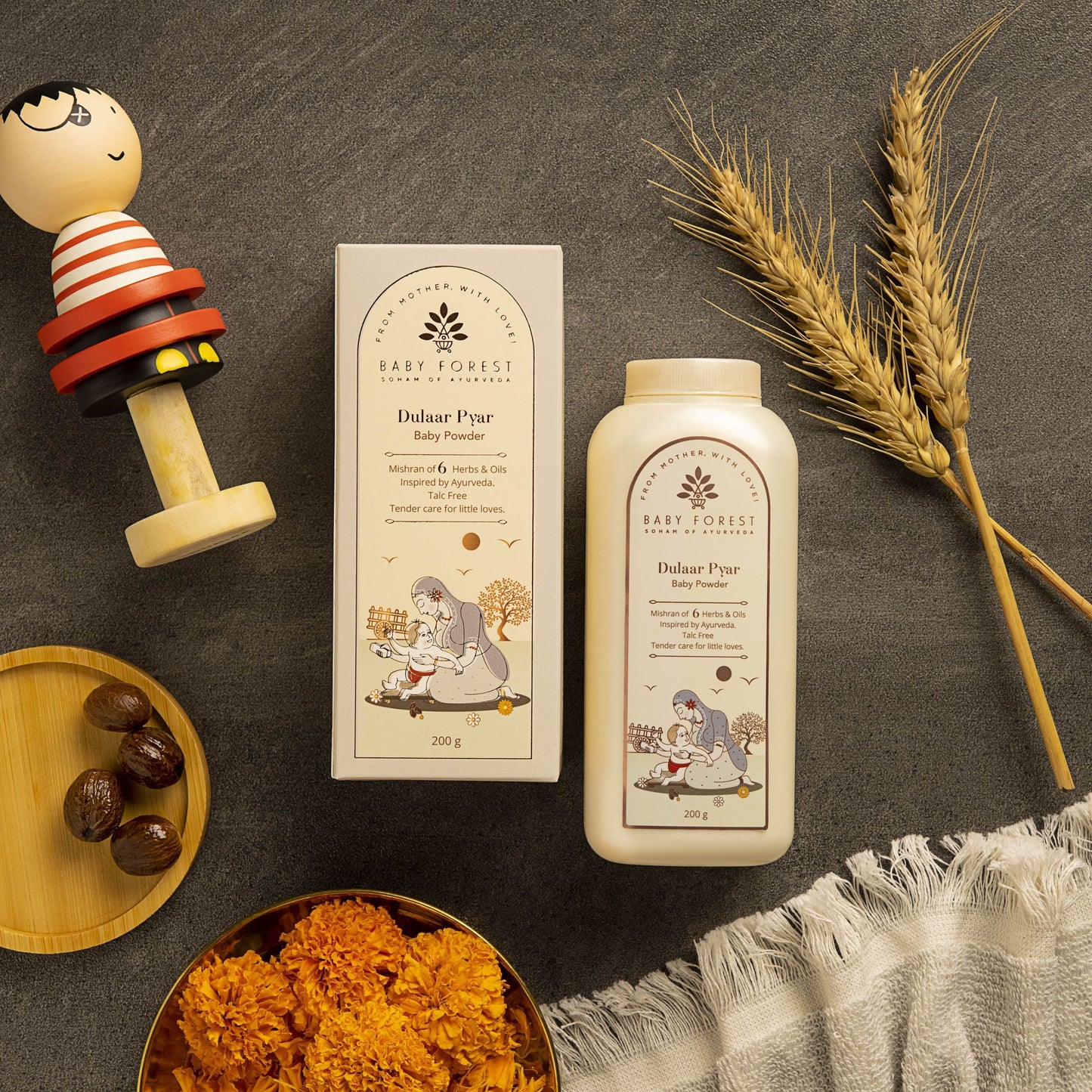 Dulaar Pyar Talc-Free Baby Powder