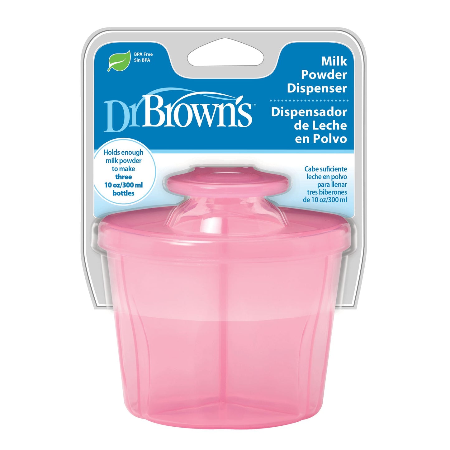 Dr. Brown's Milk Powder Dispenser - Pink, 1 Count