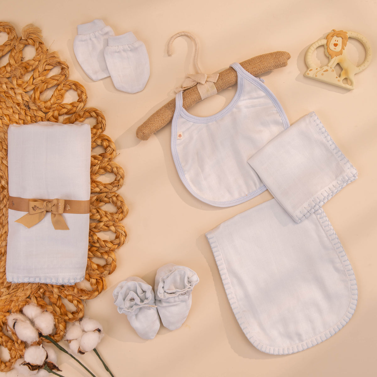 Komal Aavran Baby Swaddles Morning Mist