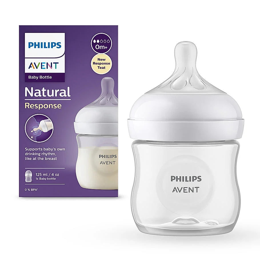 BOTTLE NATURAL 3.0 4OZ/125ml INDIA SINGLE PACK [SCY900/01] [PHILIPS]
