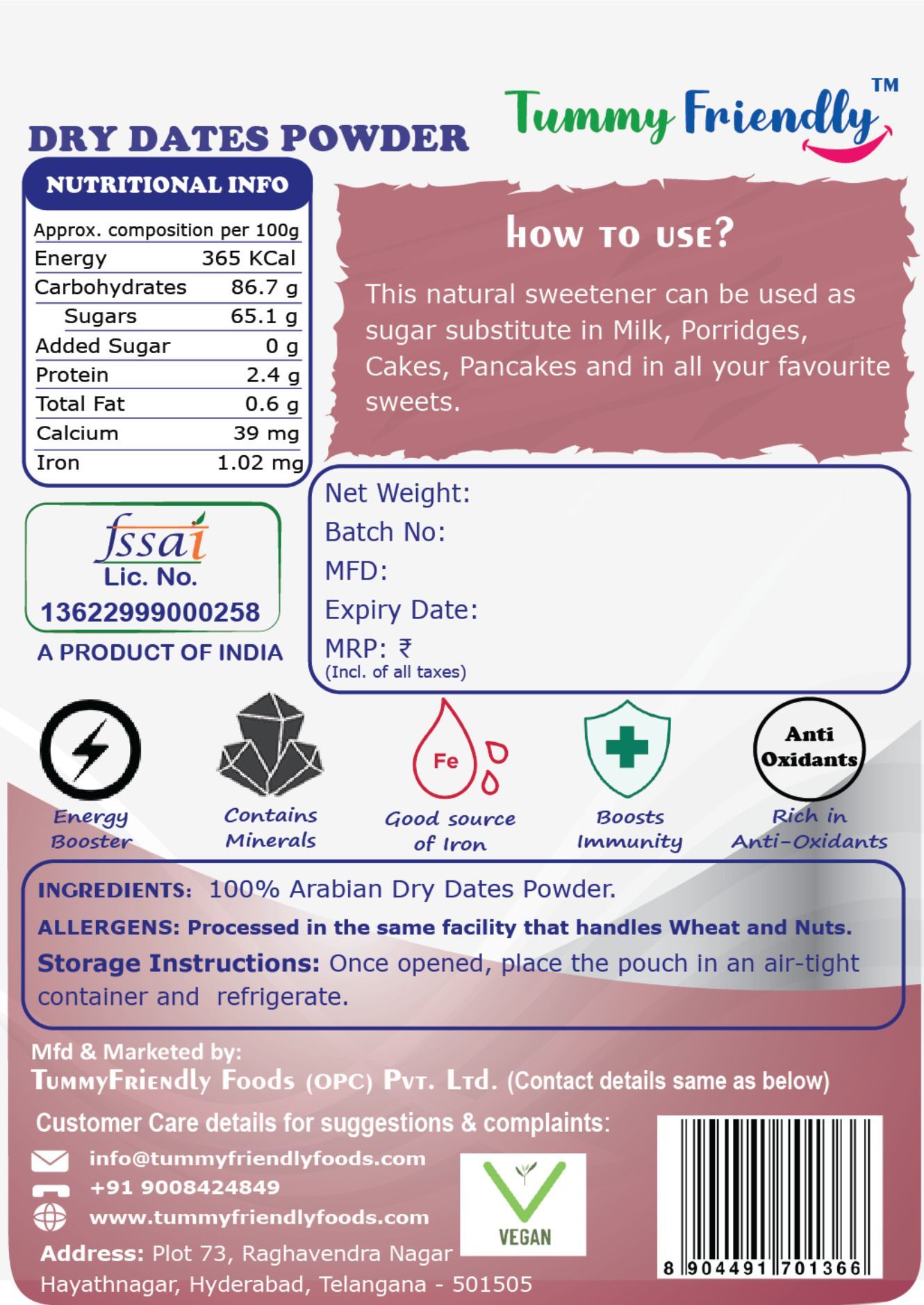 TummyFriendly Foods Dry Dates Powder for babies kids, Dates powder for baby, Kharek powder