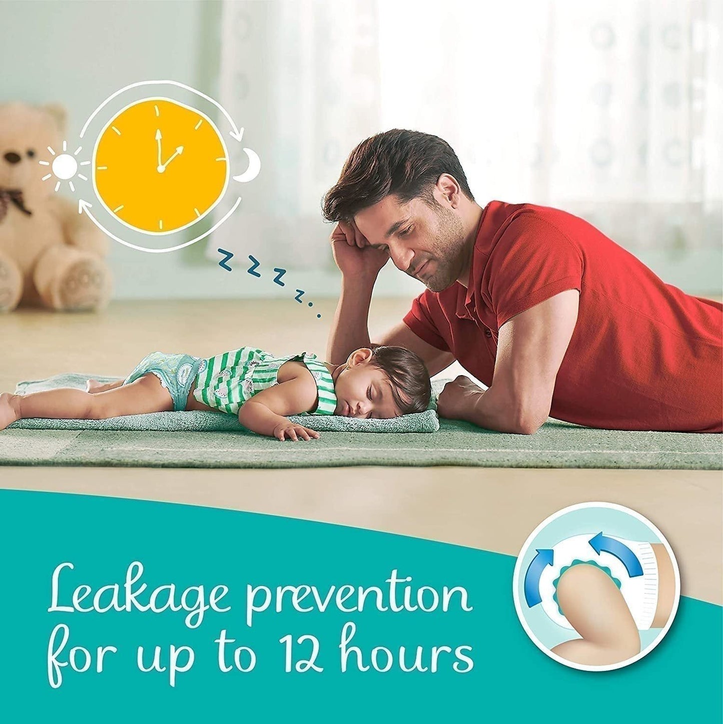 PAMPERS All round protection Small 3-8KG 86'S