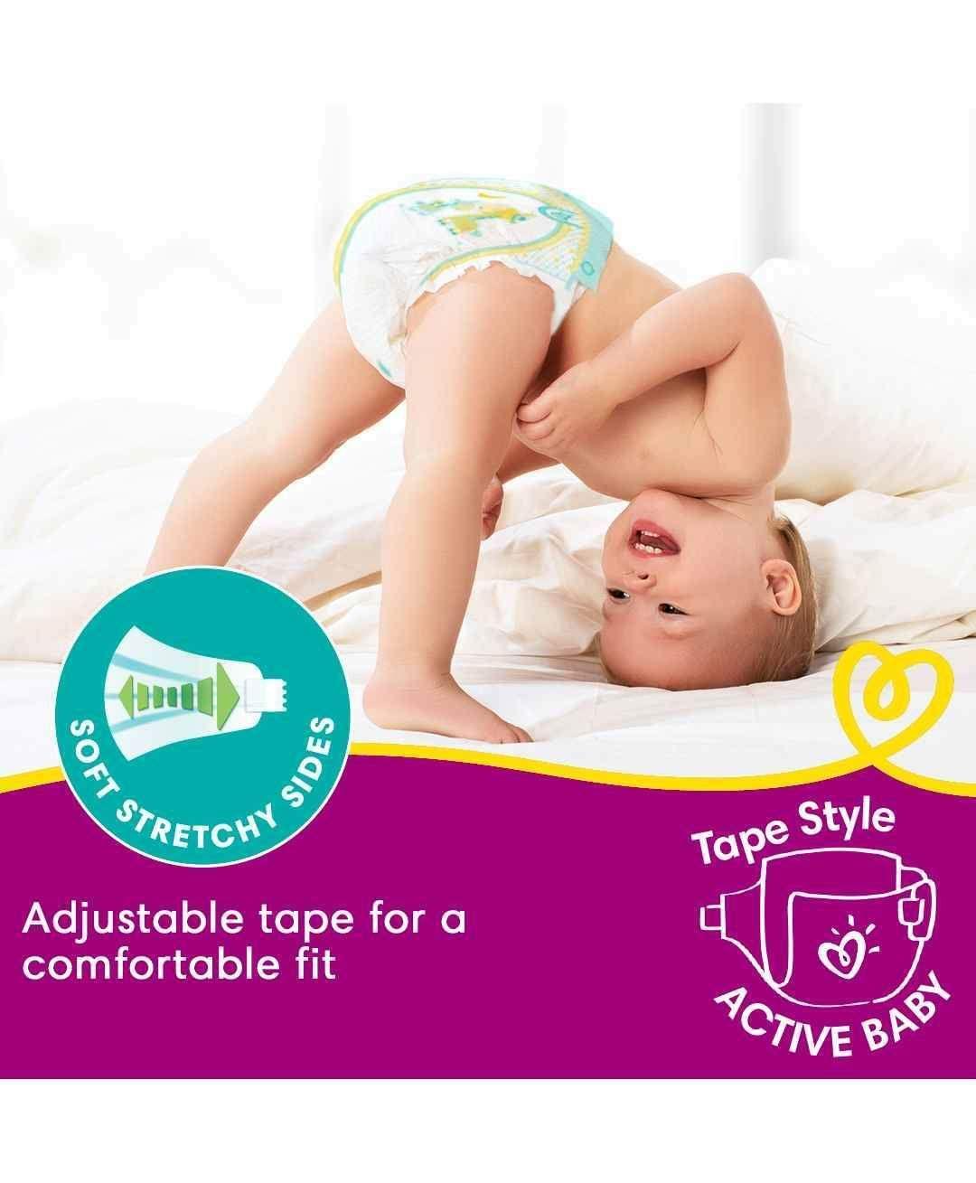 PAMPERS ACTIVE BABY MEDIUM 6-11KG 62'S
