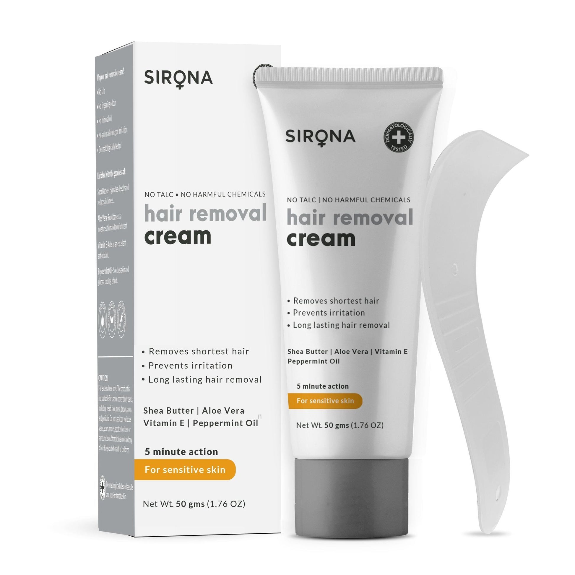 Sirona Sensitive Skin with Aloevera, Vitamin E & Shea Butter - 50 gm