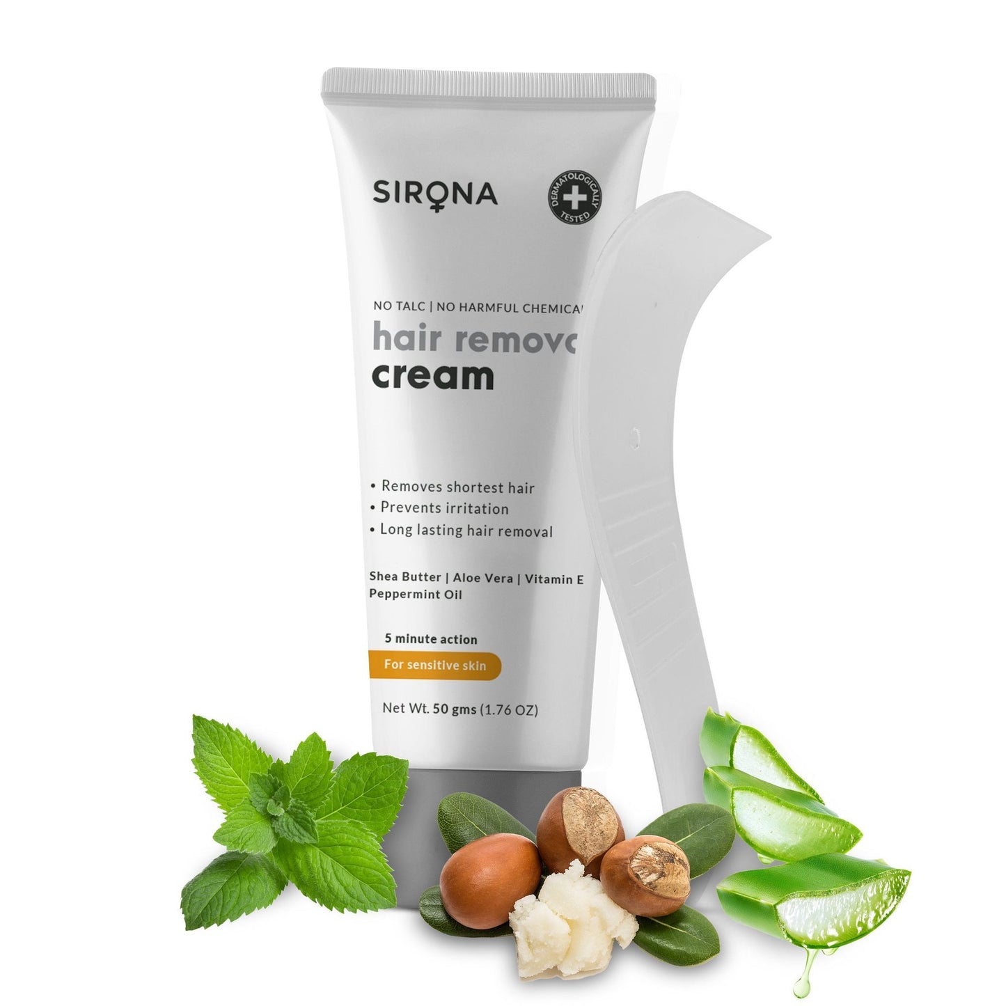 Sirona Sensitive Skin with Aloevera, Vitamin E & Shea Butter - 50 gm