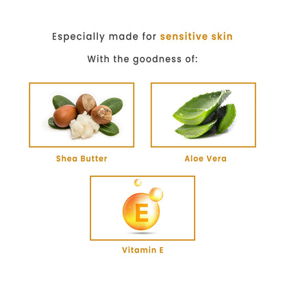Sirona Sensitive Skin with Aloevera, Vitamin E & Shea Butter - 50 gm