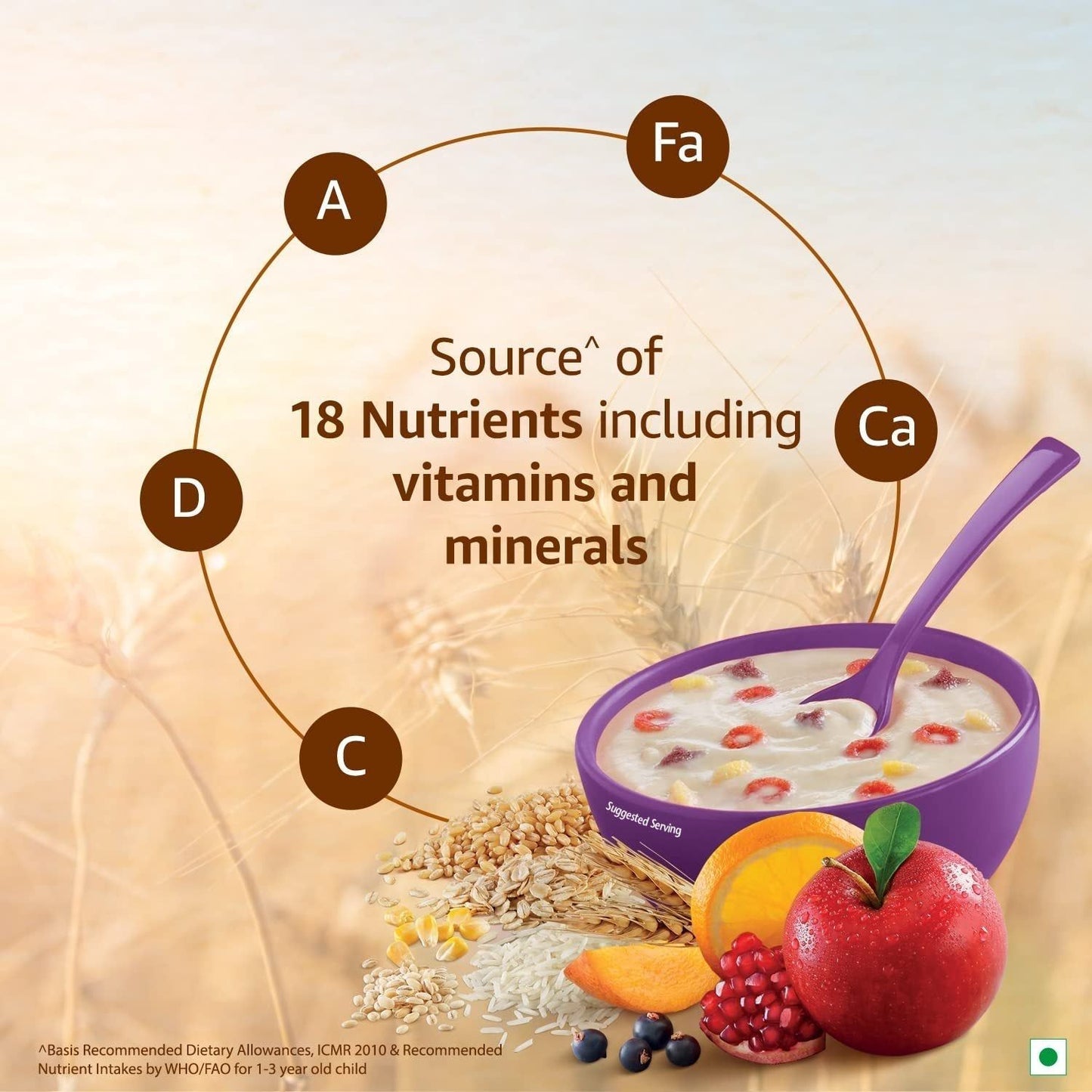Nestle Cerelac Grains & Fruits Baby Cereal, 18 -24 mths, 300 gm