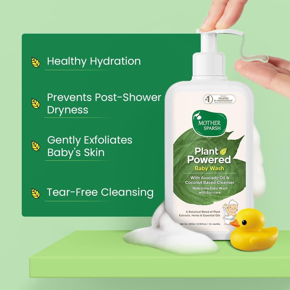 Mother Sparsh Plant Powered Natural Baby Wash 200ml