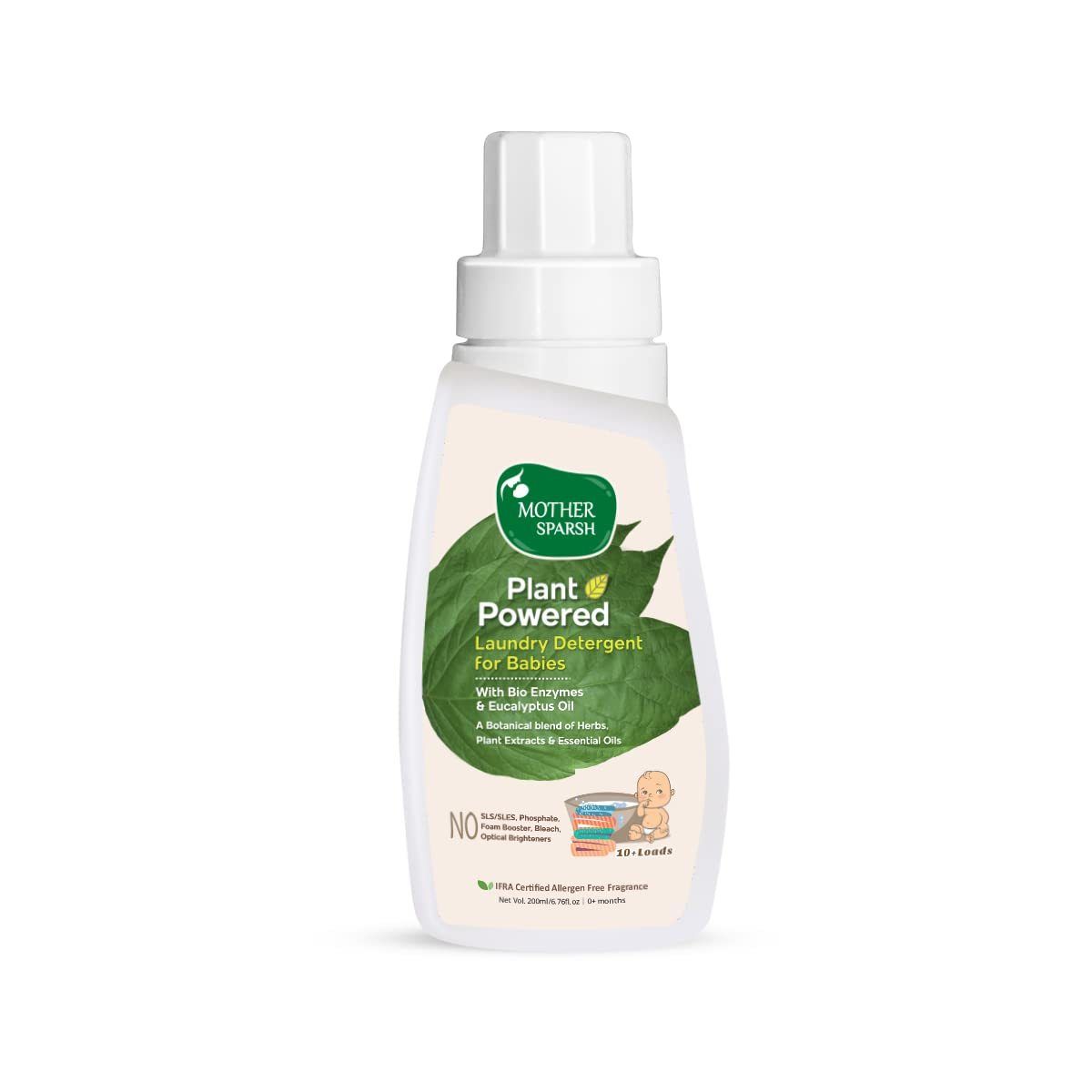 Mother Sparsh Plant Powered Baby Liquid Detergent 200ml