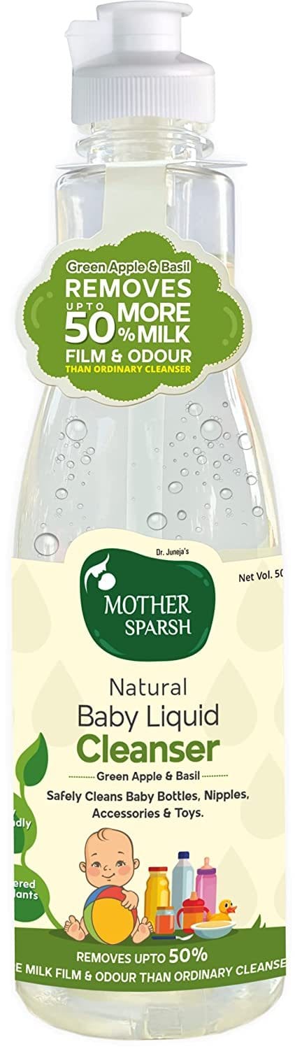 Mother Sparsh Natural Baby Bottle Liquid Cleanser 175 ml