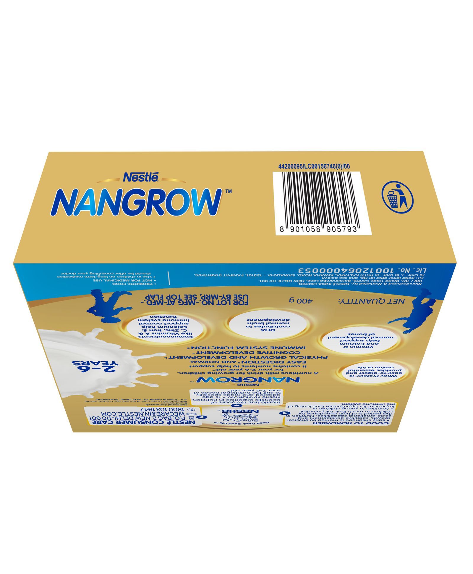 Nestle Nangrow Vanilla (for 2-6 Years)(400 Gm)