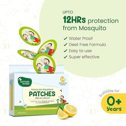 Mother Sparsh Mosquito Repellent Patches, 24 pcs