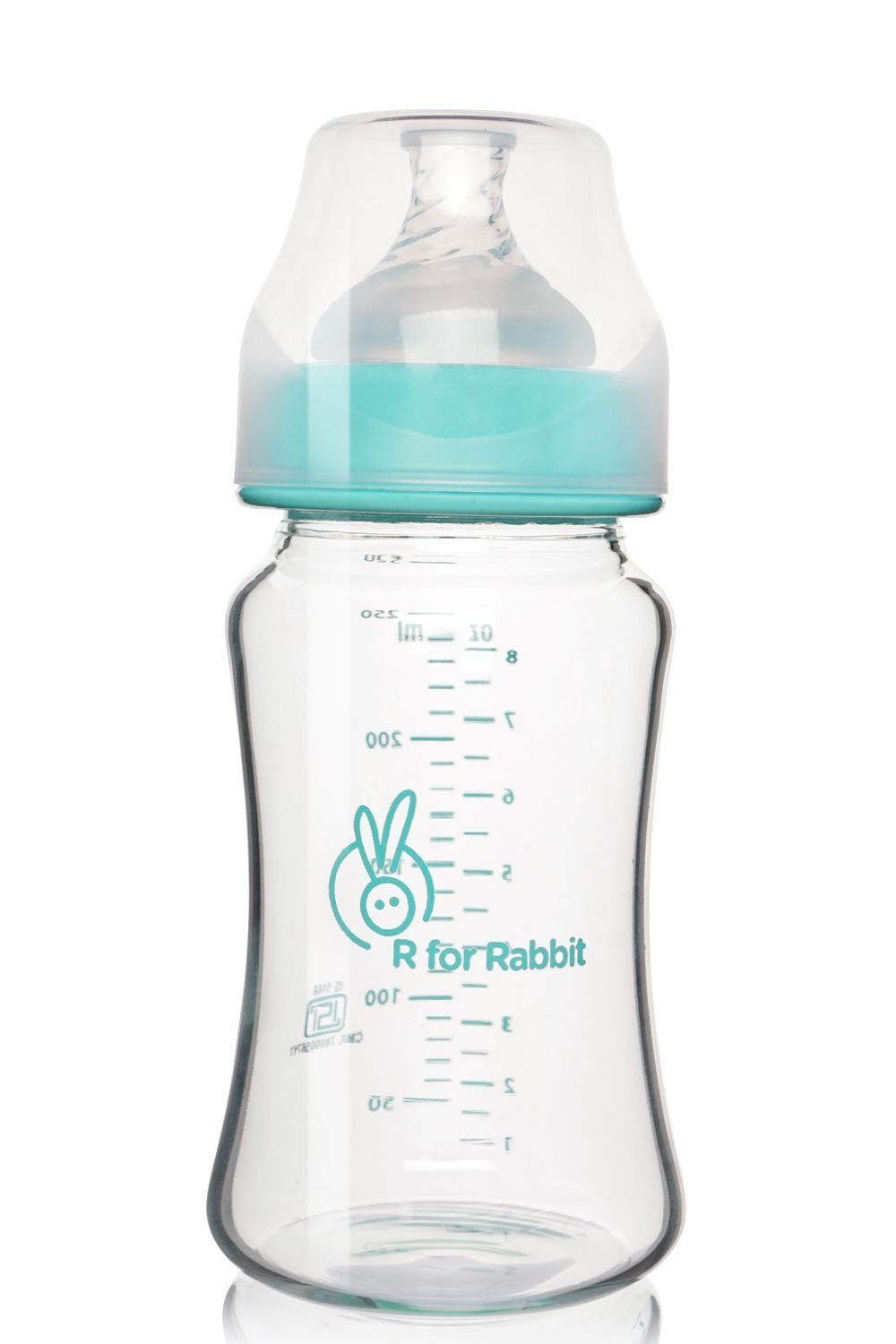 R for Rabbit First Feed Glass Bottle-240ml