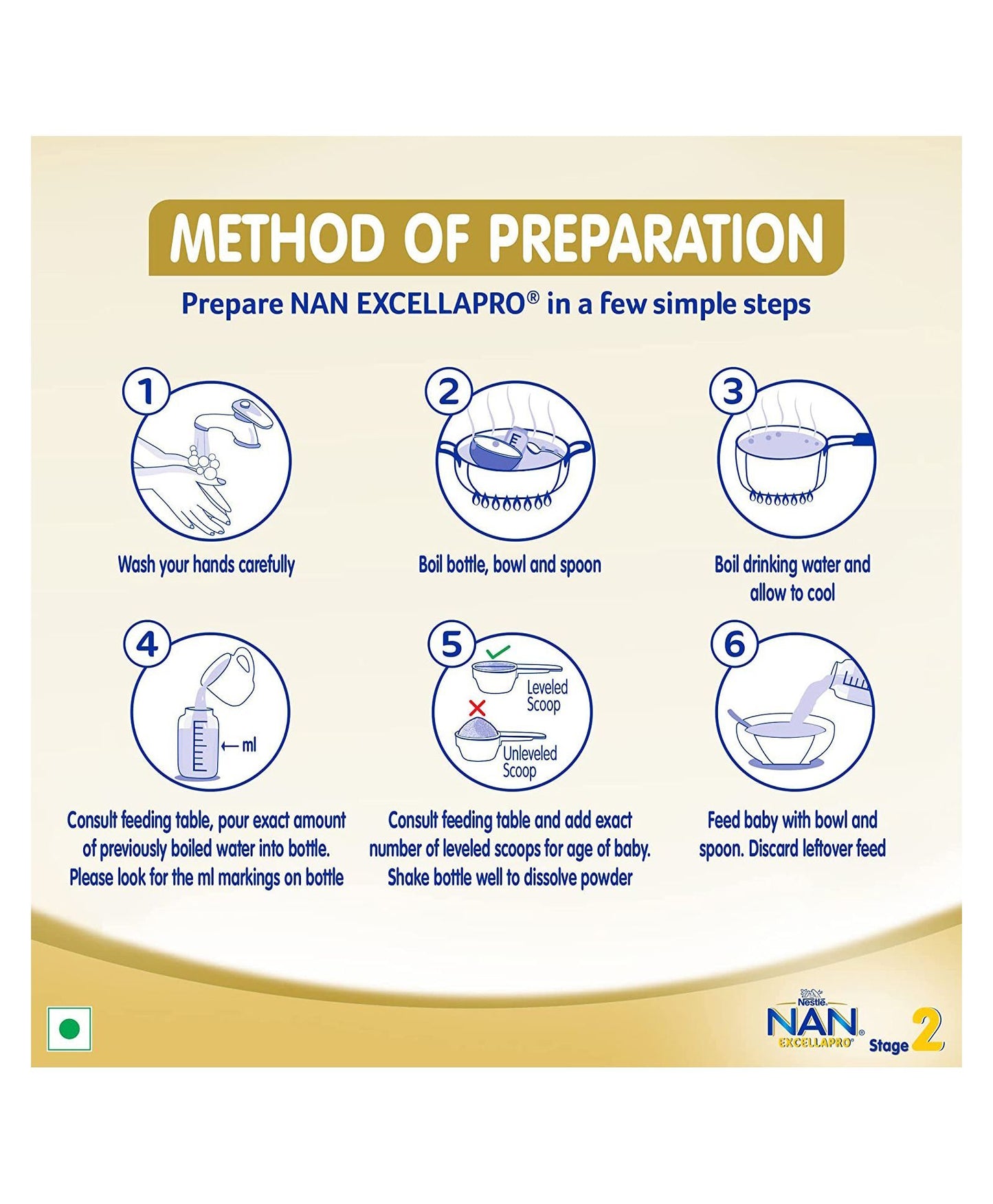 Nestle Nan Excellapro 2 Follow-Up Formula Powder (400 G)