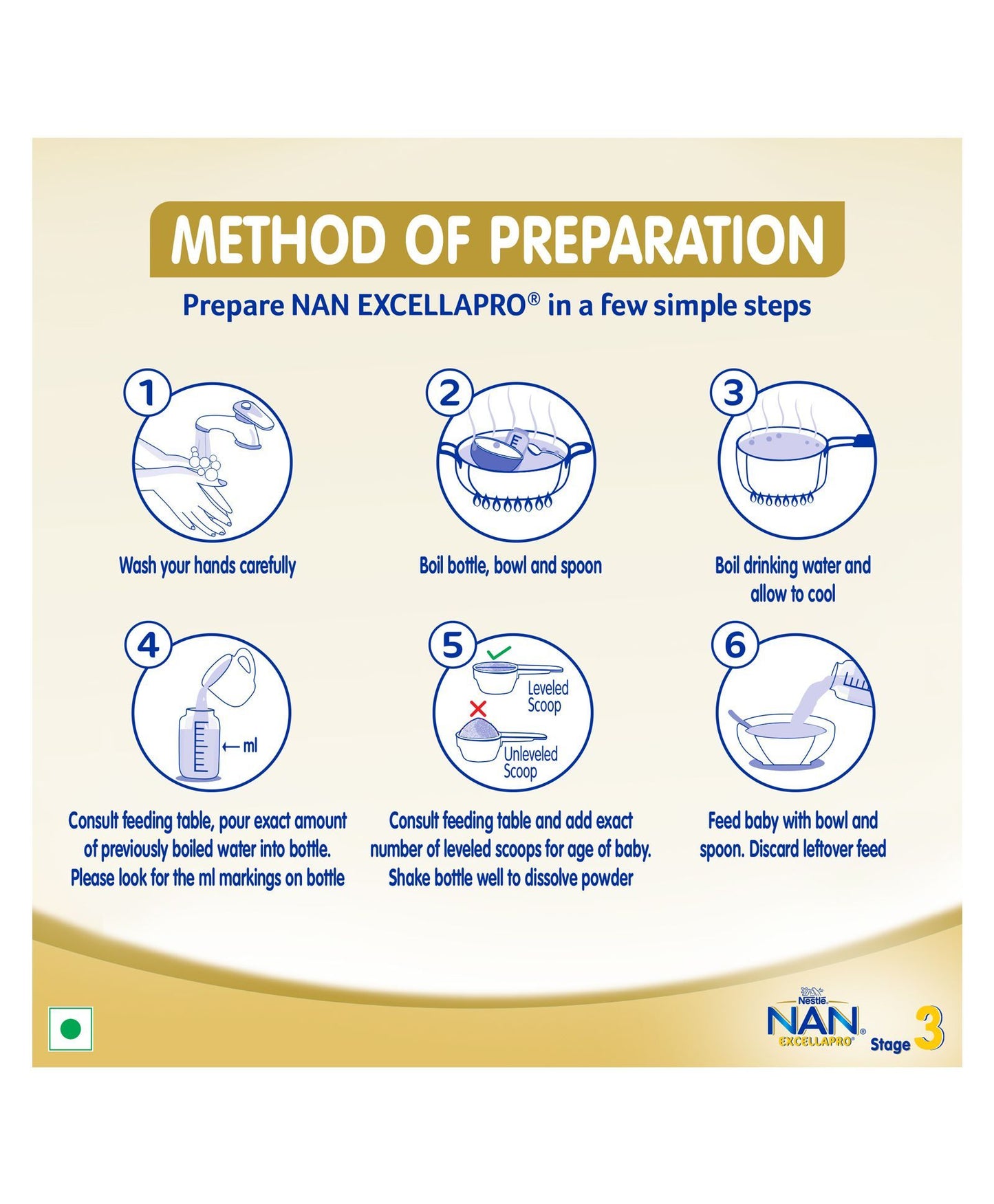 Nestle Nan Excellapro 3 Follow-Up Formula-Powder 400gm