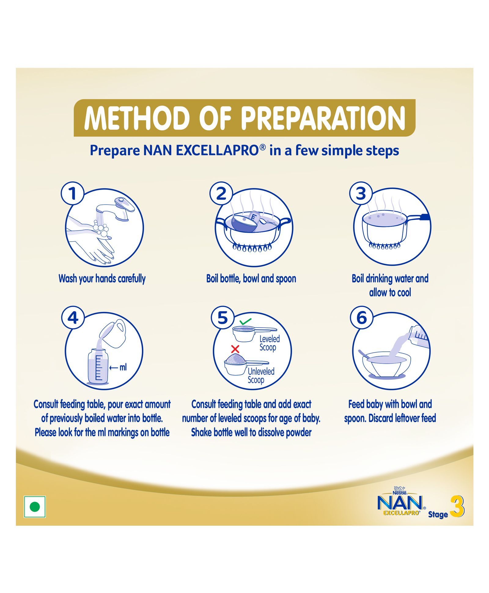 Nestle Nan Excellapro 3 Follow-Up Formula-Powder 400gm