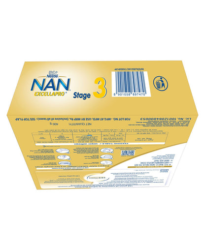 Nestle Nan Excellapro 3 Follow-Up Formula-Powder 400gm