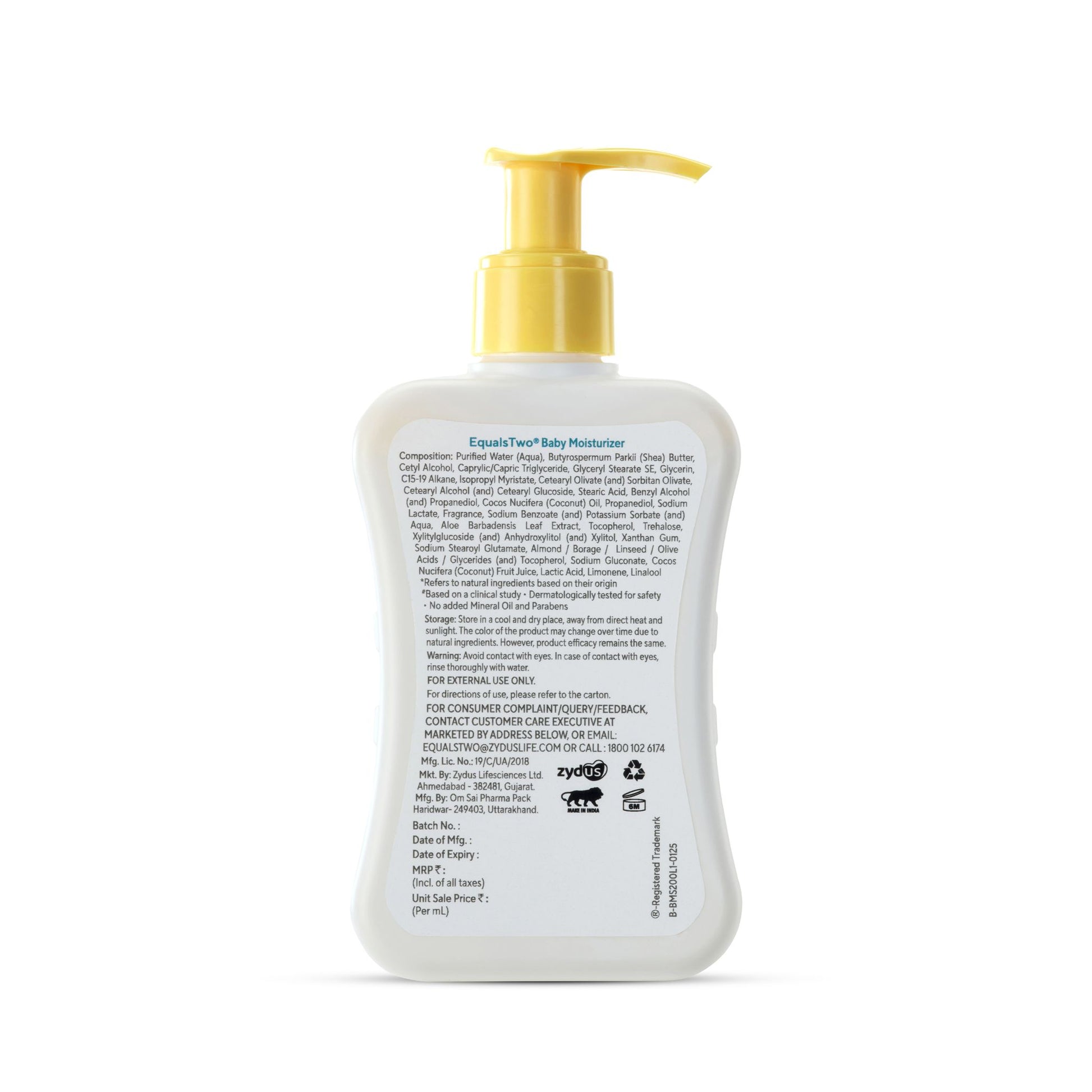 EQUALSTWO BABY MOISTURIZER 200ML