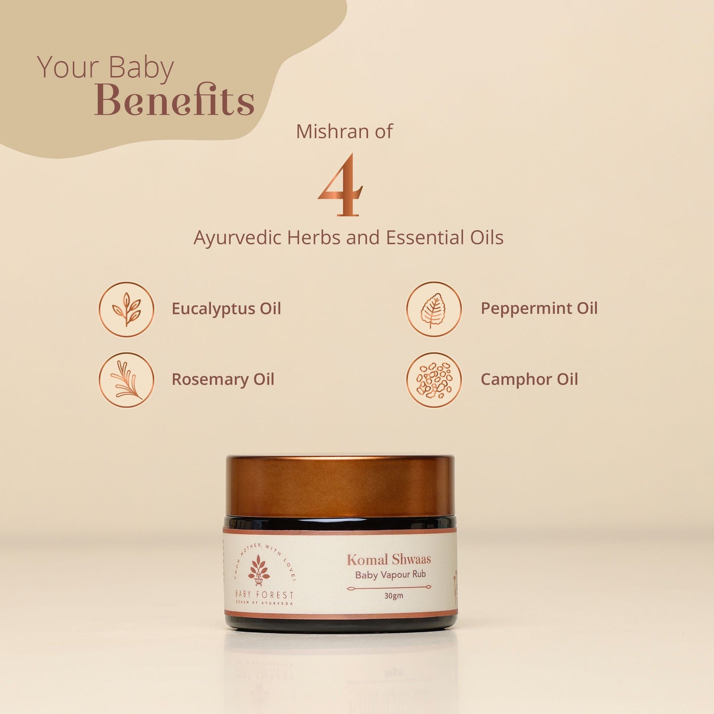 Komal Shwaas Baby Vapour Rub