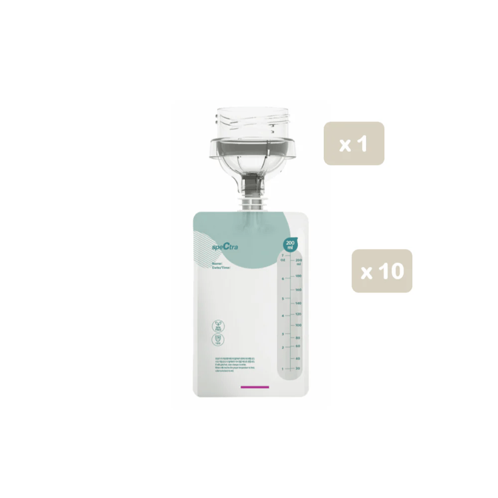 Spectra Easy Milk Storage Bag (10pcs bag with  1 connector)
