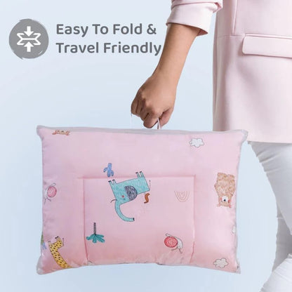 R for Rabbit Snuggy Cozy Baby Bedding With Blanket & Pillow And Odour Free Blush Pink