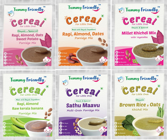 TummyFriendly Foods Certified Organic Baby Food For Toddlers, 1 Year plus. 6 Packs, 50g Each
