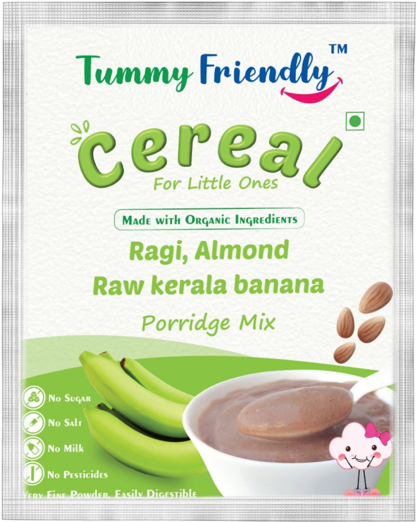 TummyFriendly Foods Certified Organic Baby Food For Toddlers, 1 Year plus. 6 Packs, 50g Each