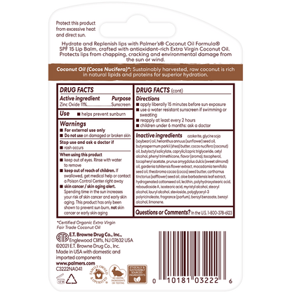Palmer's Coconut Oil Lip Balm, 4gm