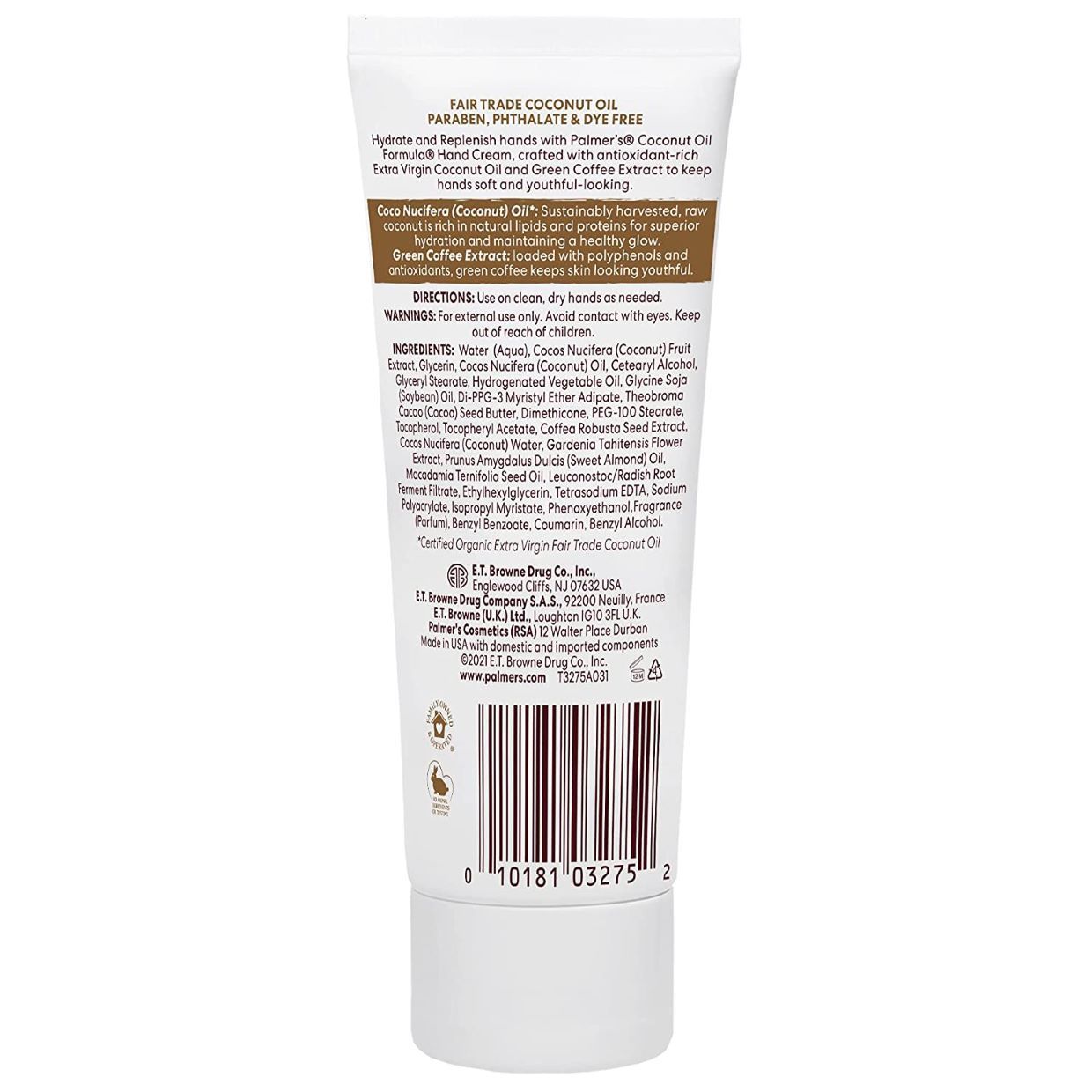 Palmer's Coconut Oil Hand Cream 96gm