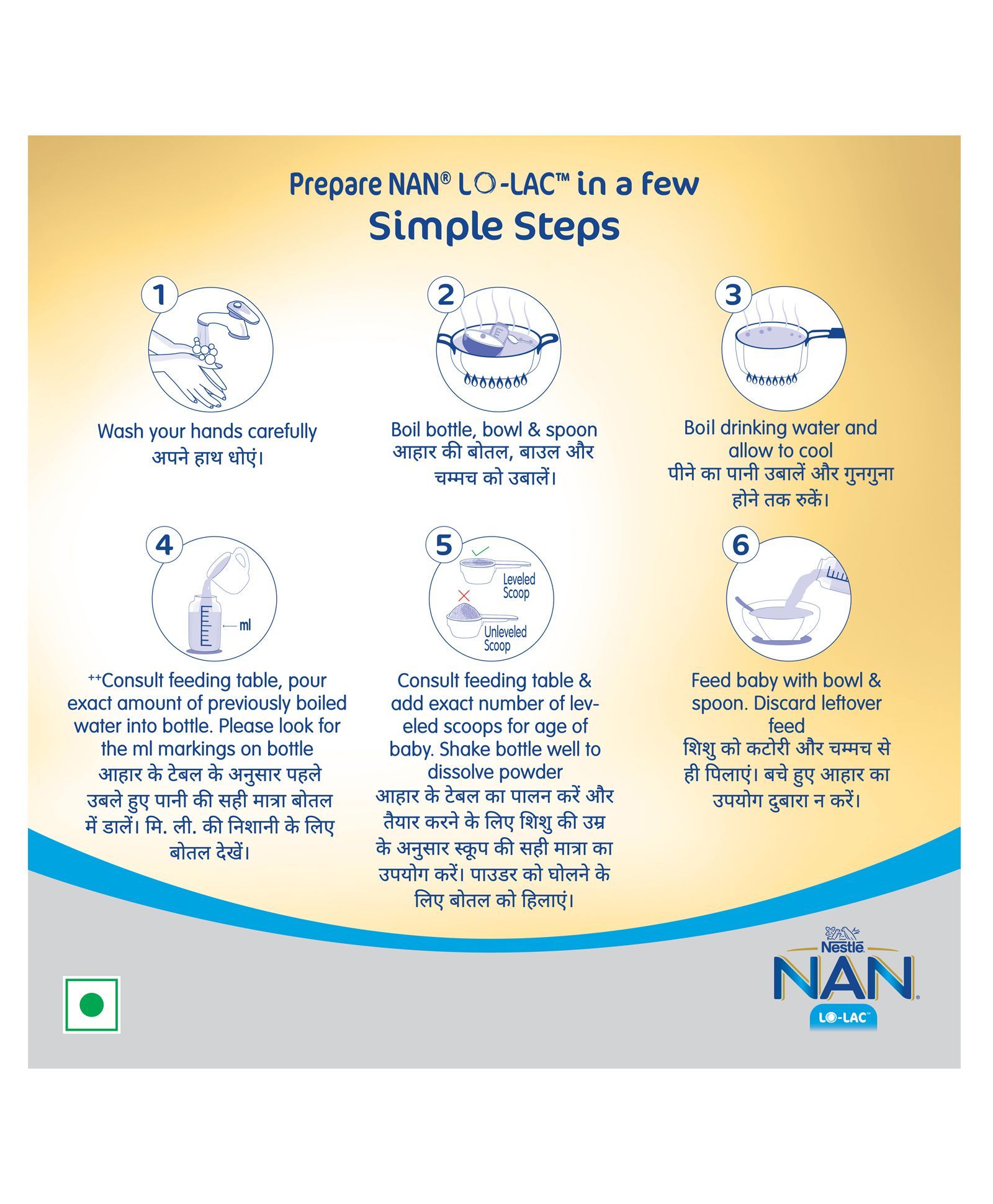 Nestle Nan Lo-Lac Infant Formula Powder (200 gram)